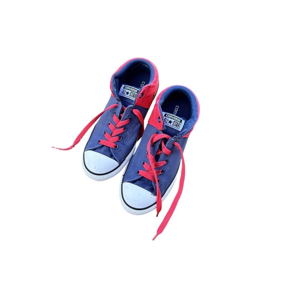 Converse Chuck Taylor Axel Mid Sneaker Navy Red Slip On Size US 5 Youth